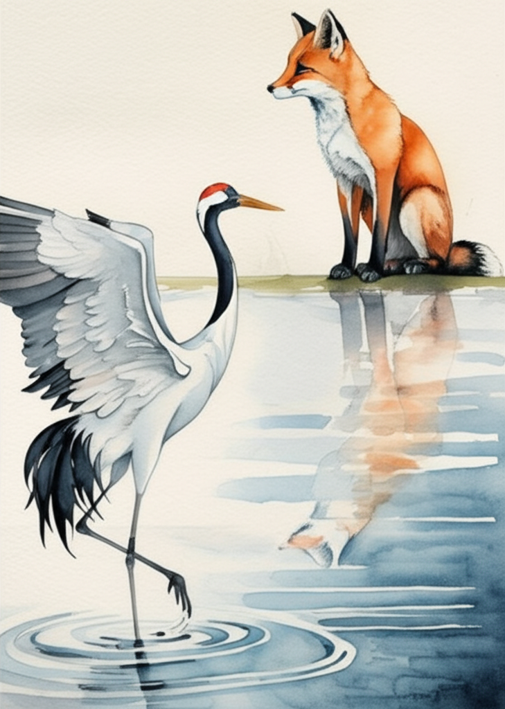 Crane and the Fox